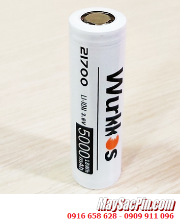 WƯKKOS 21700, Pin sạc Lithium Li-ion 3.7v WƯKKOS 21700 (5000mAh, 18Wh) chính hãng